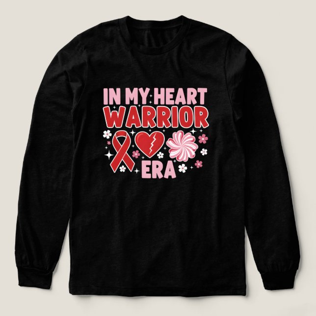 Camiseta Triblenda Warrior Era - CHD & Heart Disease Awareness (Diseño traserp)