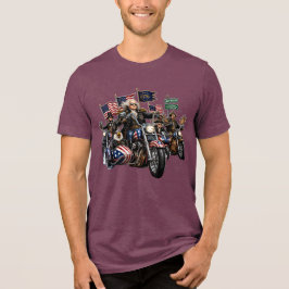 Camiseta Triblenda Washington's Fundadores Pandilla de Motociclistas 