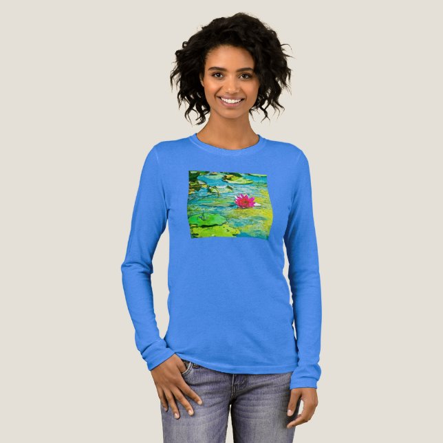 Camiseta Triblenda Water Lily Lilypad (Anverso Completo)