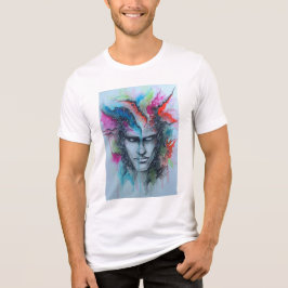 Camiseta Triblenda Watercolor Face T-Shirt