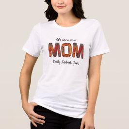 Camiseta Triblenda We love you mom Black Minimalist T-Shirt