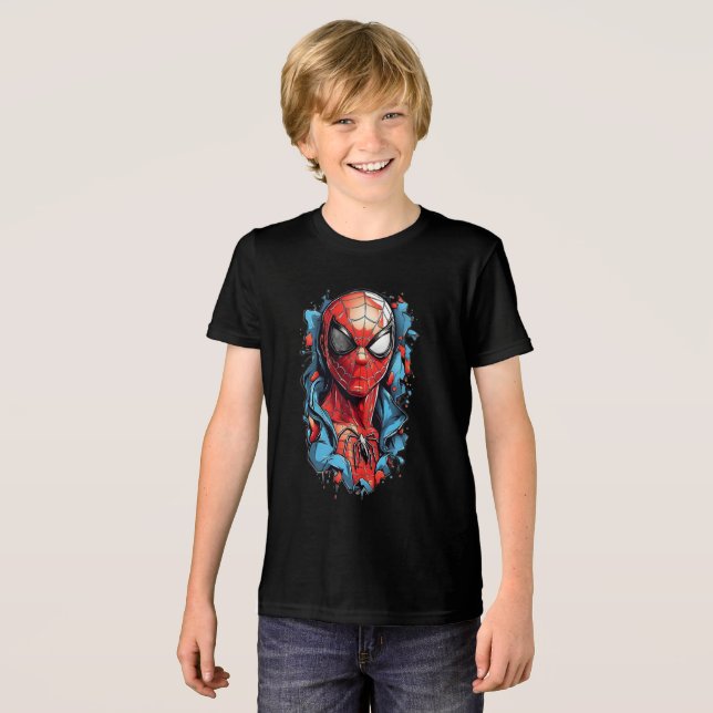 Camiseta Triblenda Web Hero Burst – Estilo Cómic (Anverso Completo)