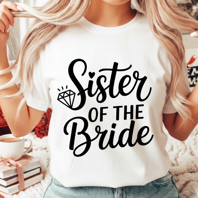 Camiseta Triblenda Wedding Sister of the Bride Squad Bachelorette (Subido por el creador)