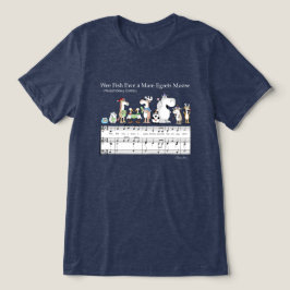 Camiseta Triblenda WEE FISH EWE A MARE EGRES MOOSE Sandra Boynton T-