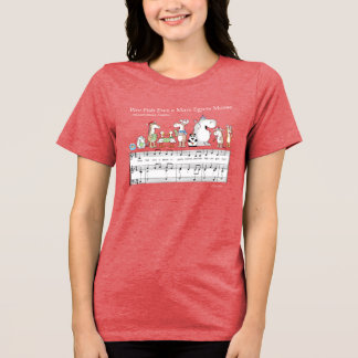 Camiseta Triblenda WEE FISH EWE A MARE EGRES MOOSE Sandra Boynton T-
