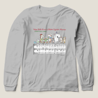 Camiseta Triblenda WEE FISH EWE A MARE EGRETS MOOSE Sandra Boynton