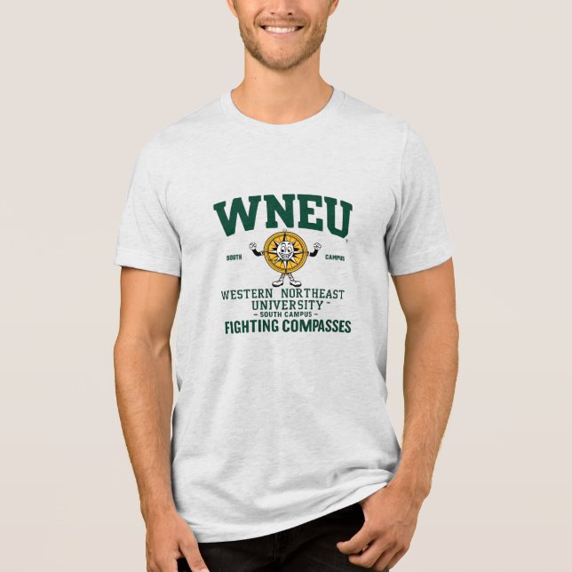 Camiseta Triblenda Western Northeast U. - South Campus (Fictional) (Anverso)
