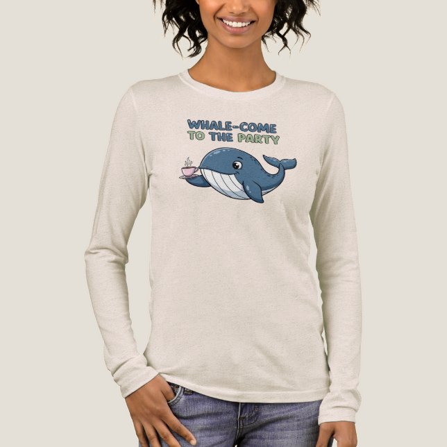 Camiseta Triblenda Whale-Come to the Party (Anverso)