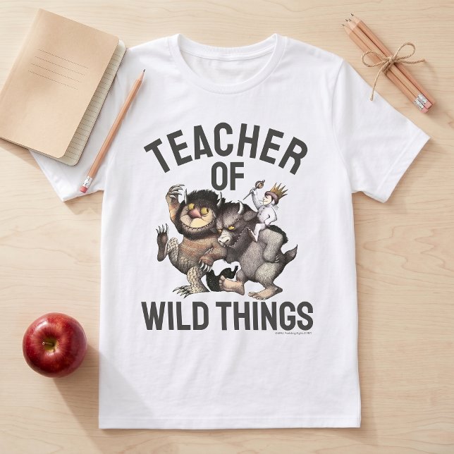 Camiseta Triblenda Where the Wild Things Are Teacher of Wild Things  (Subido por el creador)