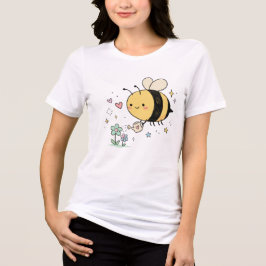Camiseta Triblenda  Whimsical Bumblebee Nature Lover 