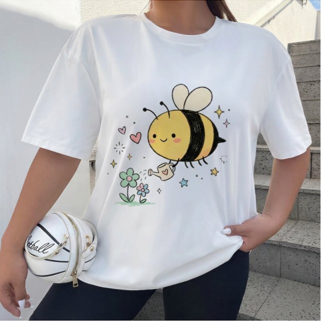 Camiseta Triblenda  Whimsical Bumblebee Nature Lover  (Subido por el creador)