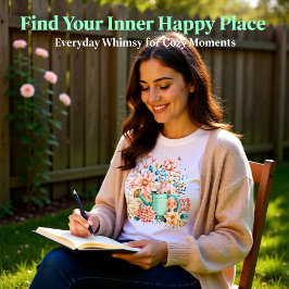 Camiseta Triblenda Whimsical Spring Mouse Shirt | Cute Garden Animal