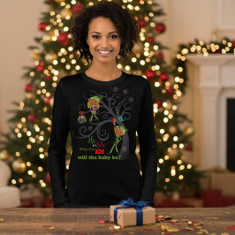 Camiseta Triblenda Whimsical What the Elf Will the Baby Be?