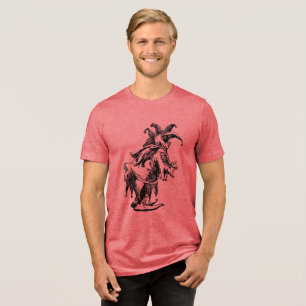 Camiseta Triblenda Whimsy Medieval se encuentra con el encanto clásic