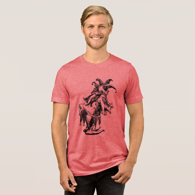 Camiseta Triblenda Whimsy Medieval se encuentra con el encanto clásic (Anverso Completa)