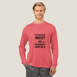 Camiseta Triblenda Whisky and Photography Enthusiast Funny Hobby Gift