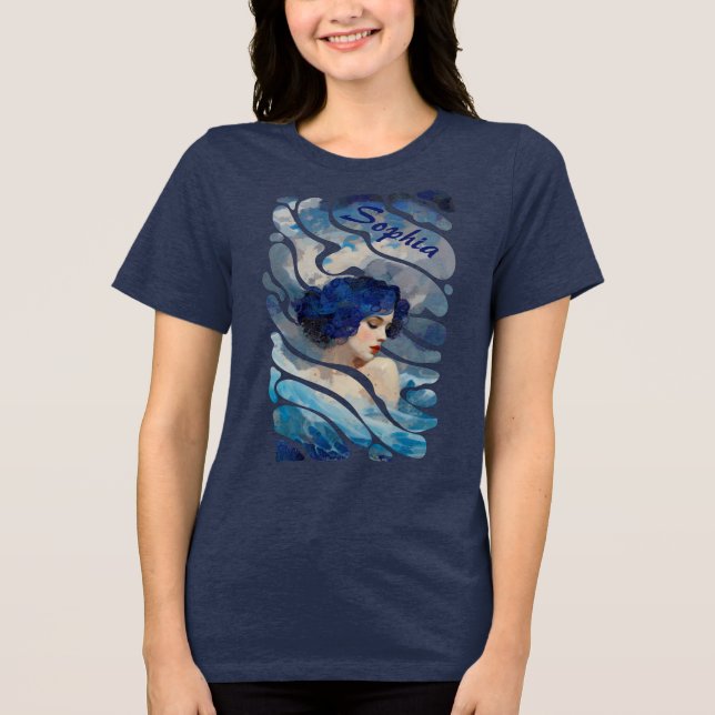 Camiseta Triblenda Whispers of the Ocean Goddess (Anverso)
