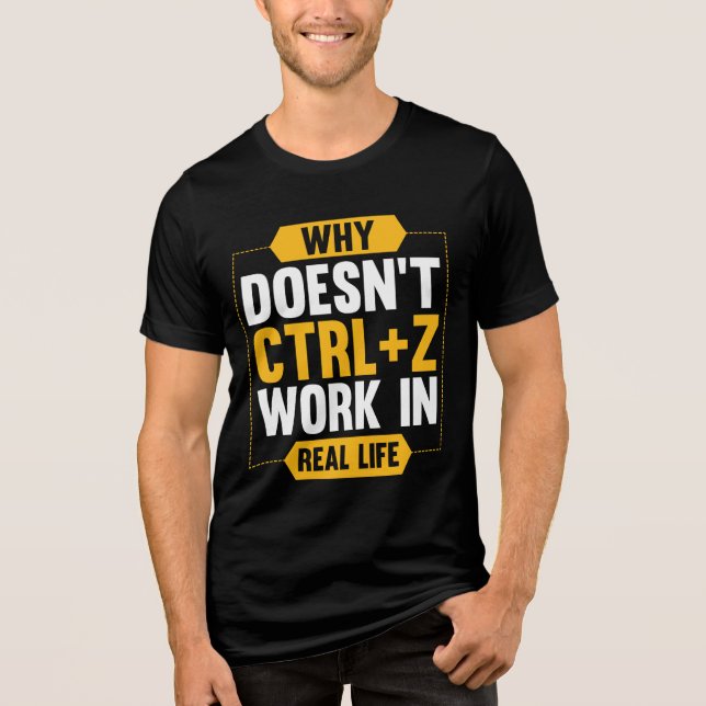 Camiseta Triblenda Why doesnt work (Anverso)