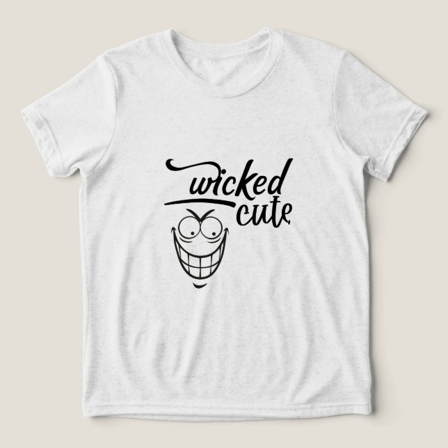Camiseta Triblenda wicked cute design  (Diseño delantero )