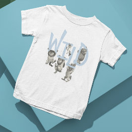 Camiseta Triblenda WILD | Cosas salvajes y Max - Azul