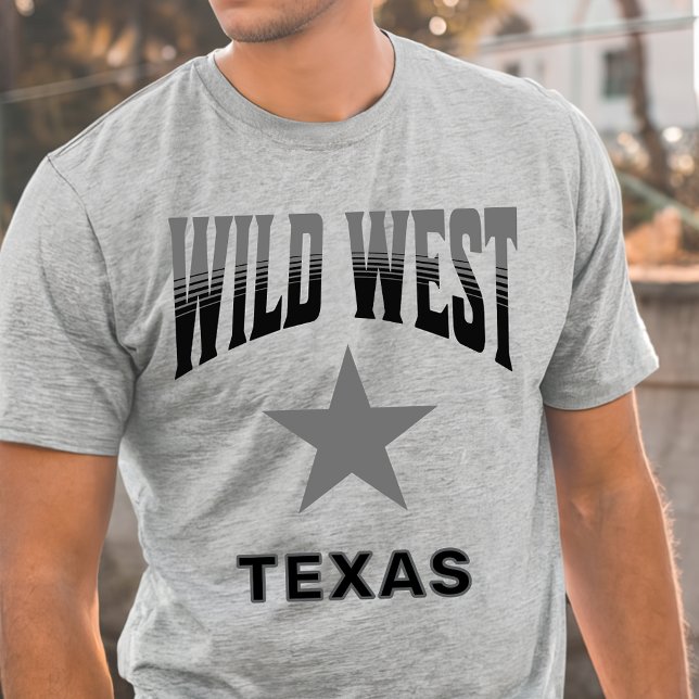 Camiseta Triblenda Wild West Cowboy Texas T-Shirt (Subido por el creador)
