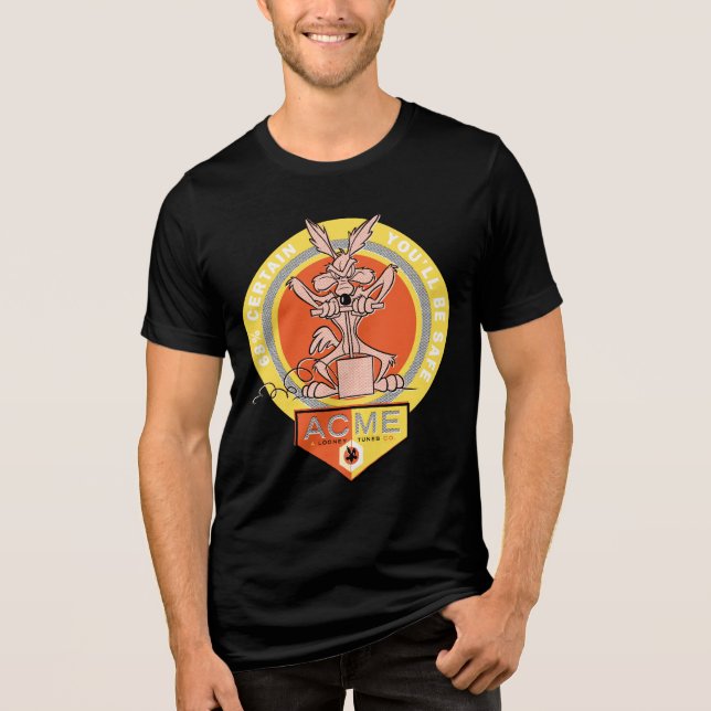 Camiseta Triblenda WILE E. COYOTE™ Acme - 68% Seguro que estarás segu (Anverso)