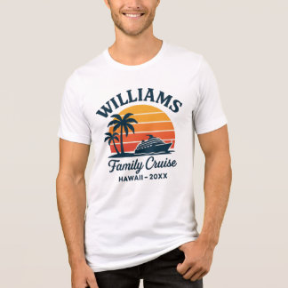 Camiseta Triblenda Williams crucero vacaciones tropicales Hawái barco