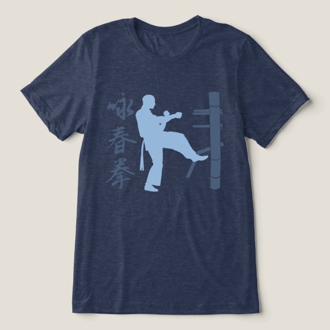Camiseta Triblenda Wing Chun Kung Fu (Diseño delantero )