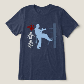 Camiseta Triblenda Wing Chun Kung Fu Tri-Blend Shirt