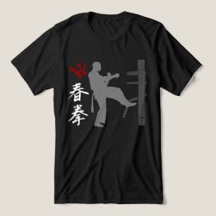 Camiseta Triblenda Wing Chun Kung Fu Tri-Blend Shirt