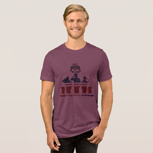 Camiseta Triblenda Wings of remembrance maroon (Anverso Completa)