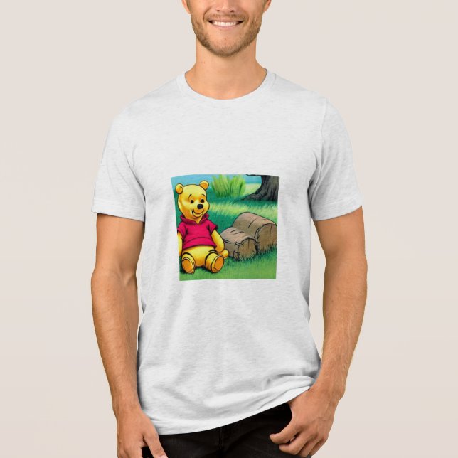 Camiseta Triblenda Winnie el Pooh 5. (Anverso)
