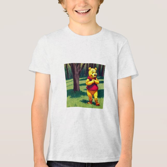 Camiseta Triblenda Winnie the Pooh 3. (Anverso)