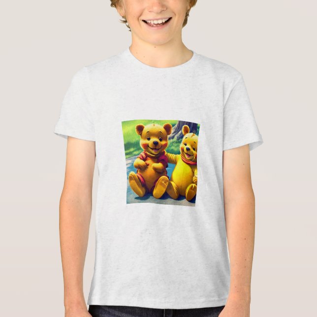 Camiseta Triblenda Winnie the Pooh 8. (Anverso)