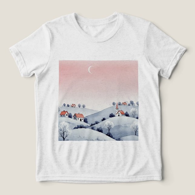 Camiseta Triblenda Winter landscape (Diseño delantero )