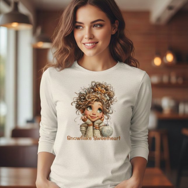 Camiseta Triblenda Winter Magic Cute Cozy Girl Soft Aesthetic Winter (Subido por el creador)
