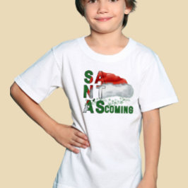 Camiseta Triblenda Winter Wonderland Santa Hat Children