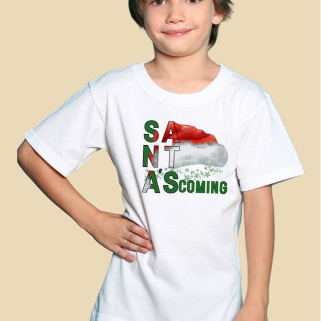 Camiseta Triblenda Winter Wonderland Santa Hat Children (Subido por el creador)