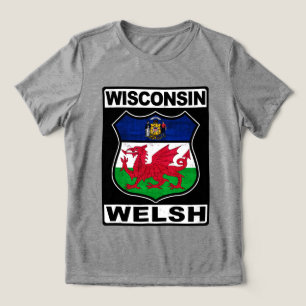 Camiseta Triblenda Wisconsin Welsh American