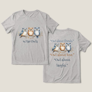 Camiseta Triblenda Wise Owls