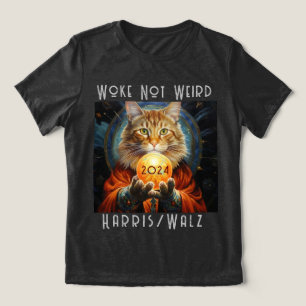 Camiseta Triblenda Wke Not Weird Harris/Walz 2024 T-Shirt