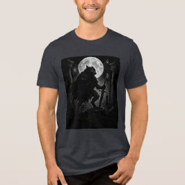 Camiseta Triblenda woft warrior en la noche de luna llena