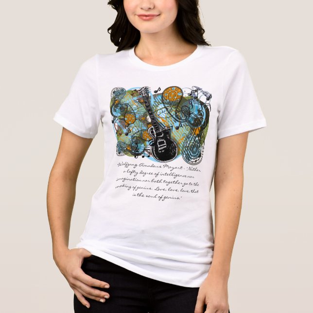 Camiseta Triblenda Wolfgang Amadeus Mozart - "Ni un alto grado (Anverso)