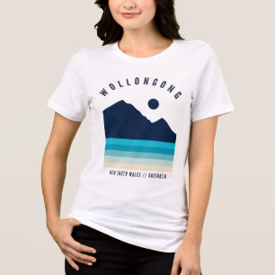 Camiseta Triblenda Wollongong Nueva Gales del Sur Australia Retro Vin