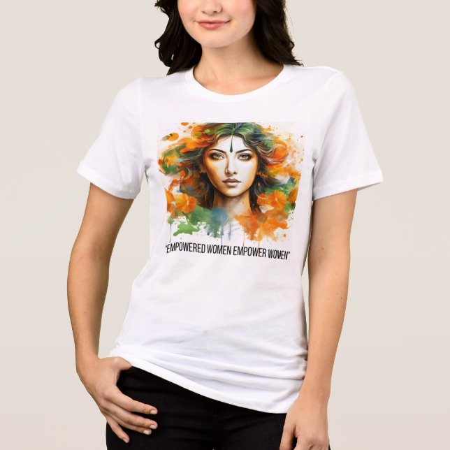 Camiseta Triblenda Women Graphic T-Shirt | Feminist Art Print Women’s (Anverso)