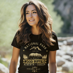Camiseta Triblenda Wood Buffalo National Park Wilderness Scenery
