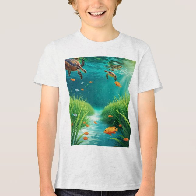 Camiseta Triblenda World Sea grass Day (Anverso)