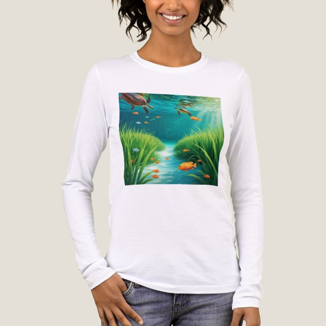 Camiseta Triblenda World Sea grass Day (Anverso)