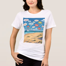 Camiseta Triblenda Worry Stress Doubt The Beach Side Is My Therapy 