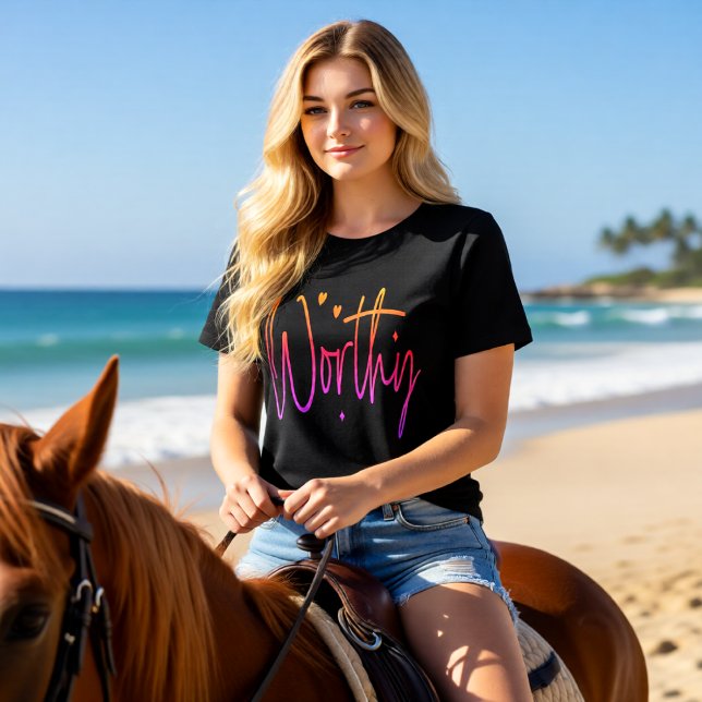 Camiseta Triblenda Worthy Christian Statement (Subido por el creador)